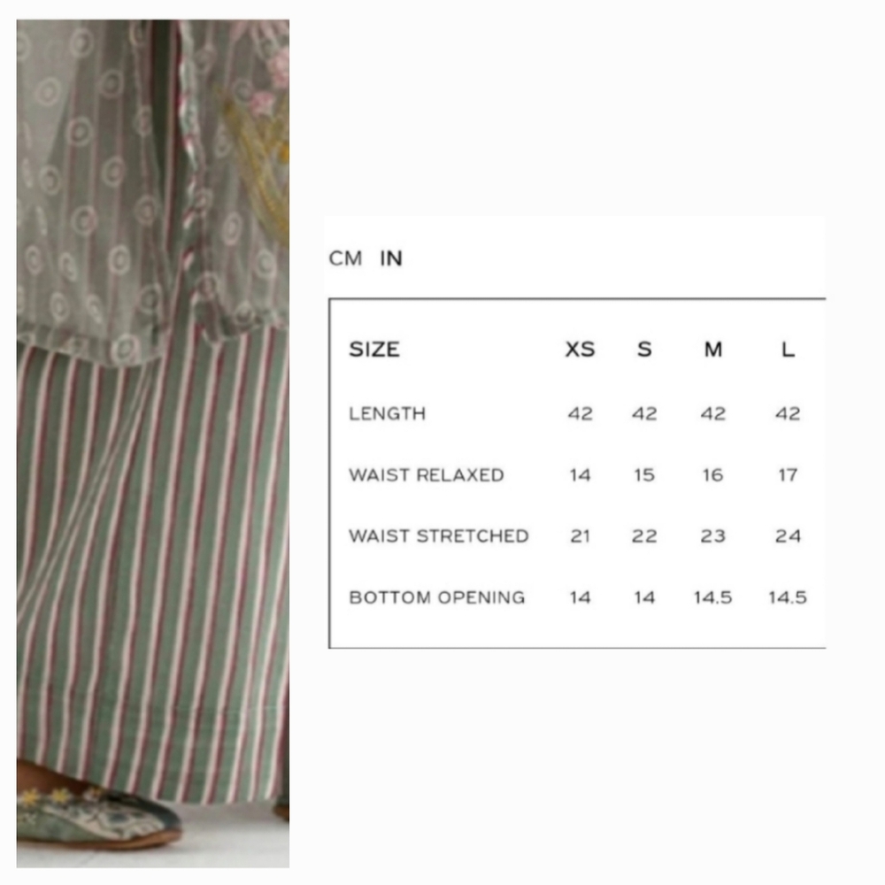 ETHNC Womens Dress Kurta Tunic Longline With Pant Sage Green Embroidere… - Picture 9 of 9